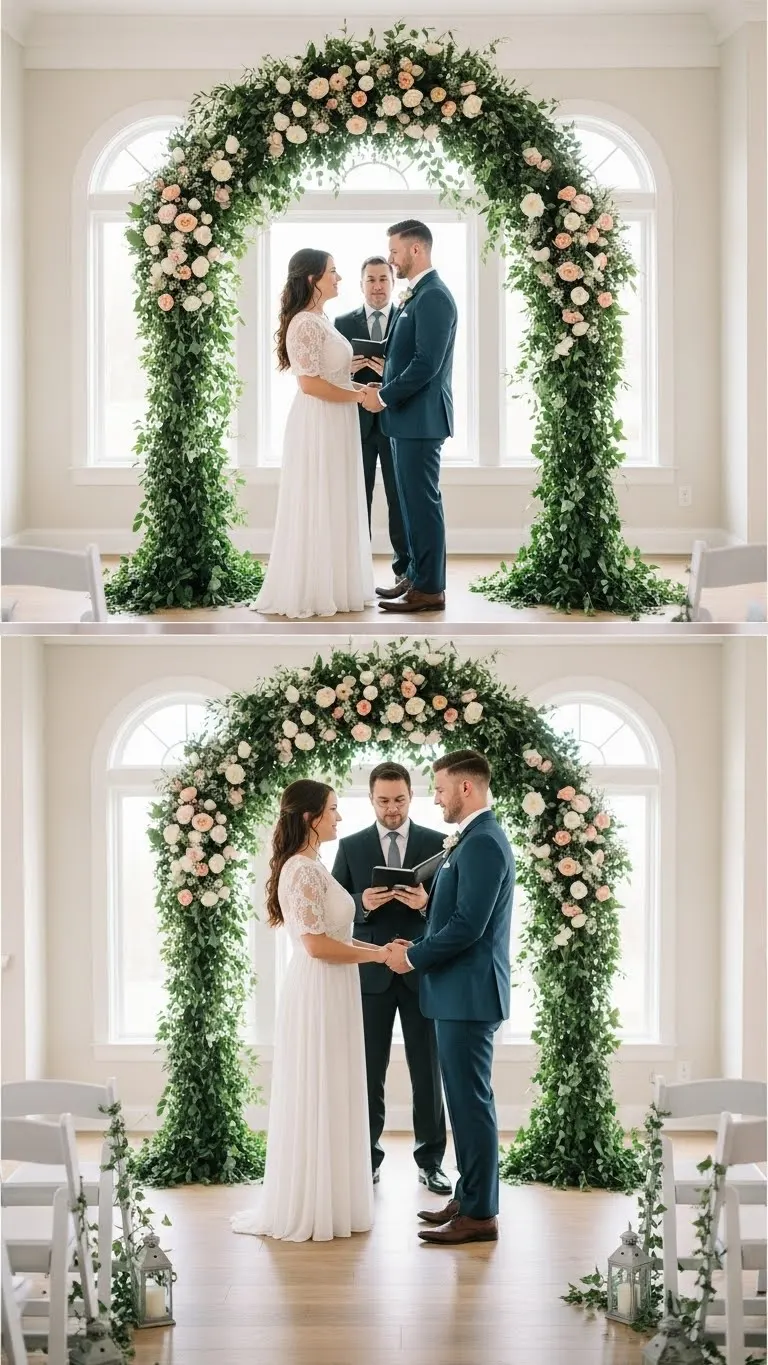 DIY Wedding Decorations at Home: 19 Affordable Ideas 19 DIY Wedding Decorations at Home with Handmade Ceremony Arches