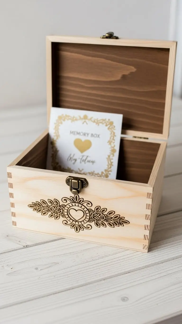 27 Wedding Gift Ideas DIY for a Personal Touch 31 Decorative Memory Box for Keepsakes