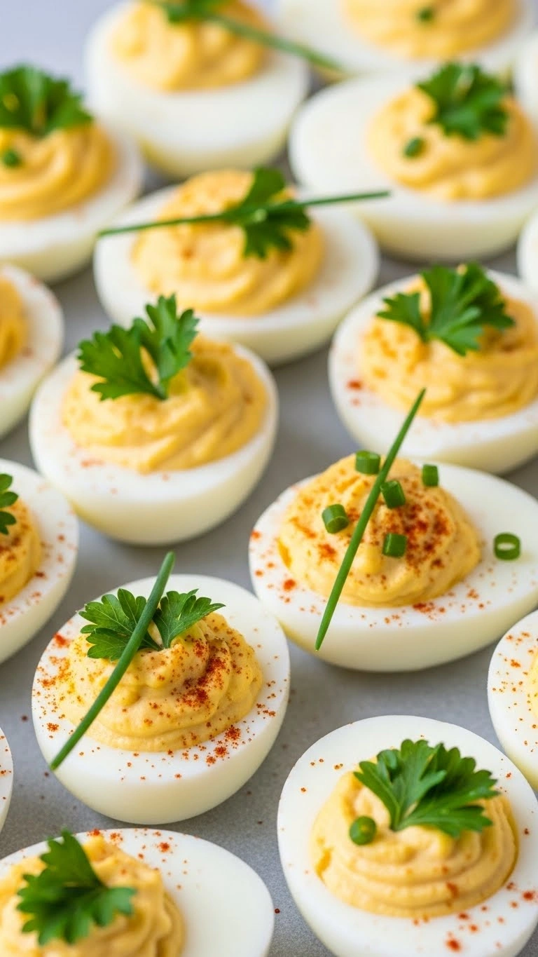 21 Engagement Party Food Ideas for a Delicious Celebration 10 Deviled Eggs with Herbs