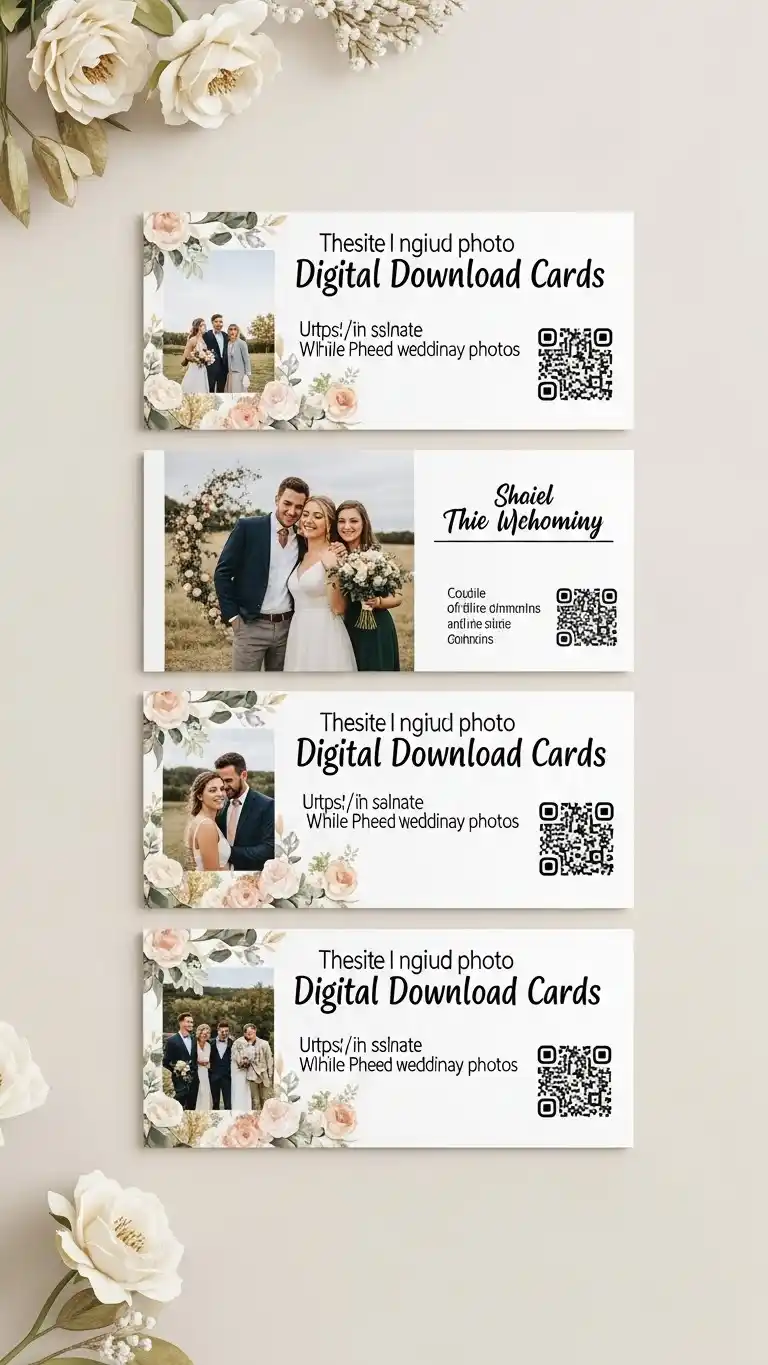 23 Wedding Gift Ideas for Guests They’ll Truly Appreciate 23 Digital Photo Download Cards for Wedding Memories