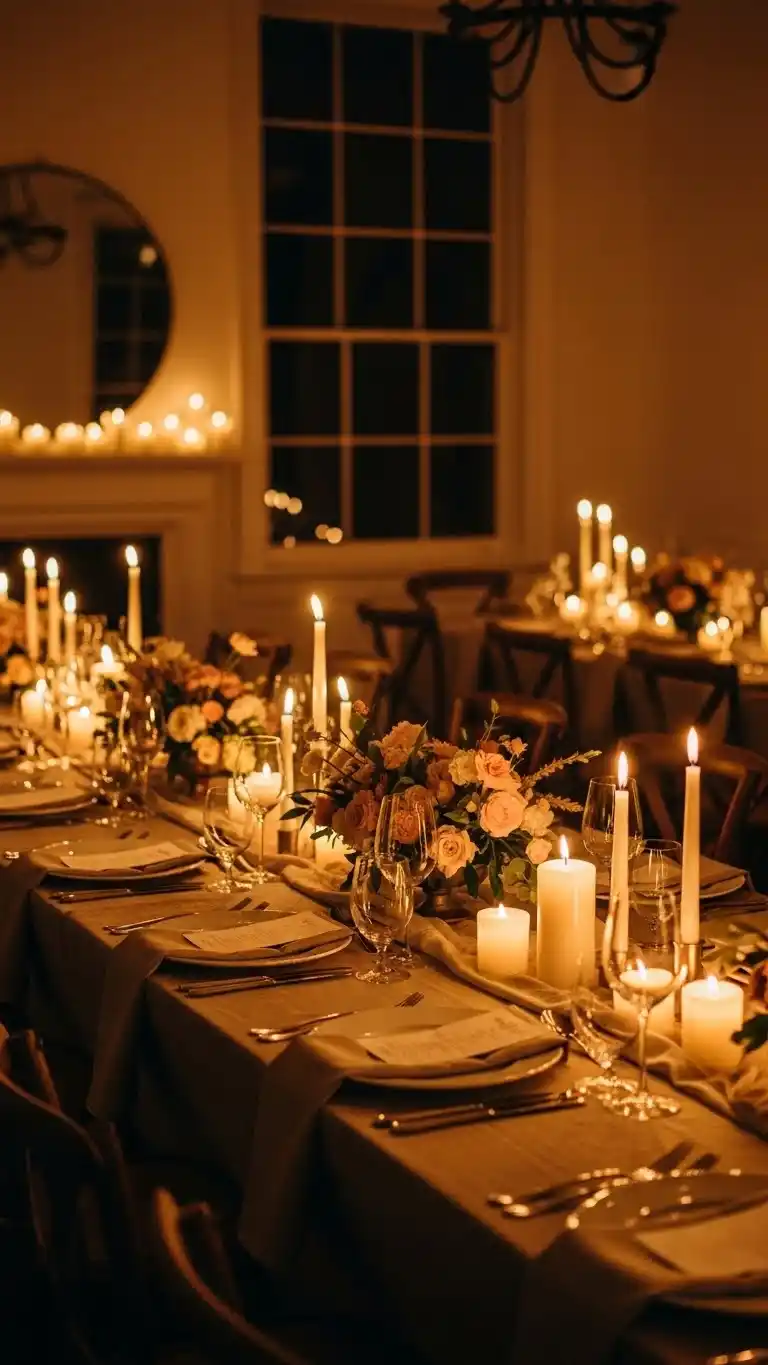 23 Engagement Party Ideas to Elevate Your Event 6 Elegant Candle-Lit Dinner Gathering