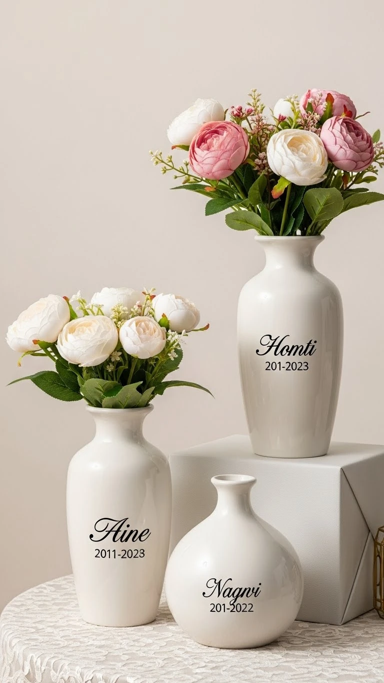 How to Style the Perfect Wedding Gift Table: 21 Must-See Decor Ideas 7 Elegant Ceramic Vases with Fresh Flowers