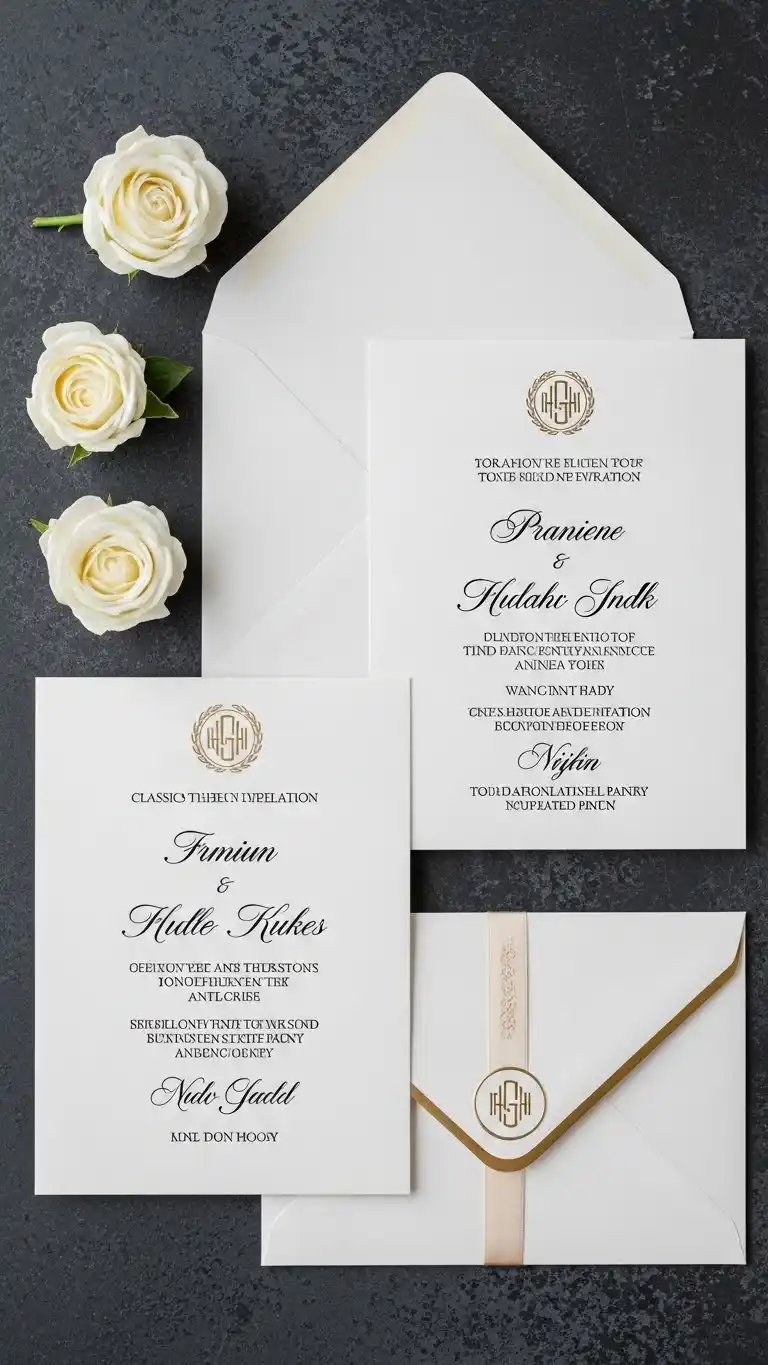 23 Classic Traditional Wedding Invitations That Never Go Out of Style 4 Elements That Define a Classic Wedding Invitation