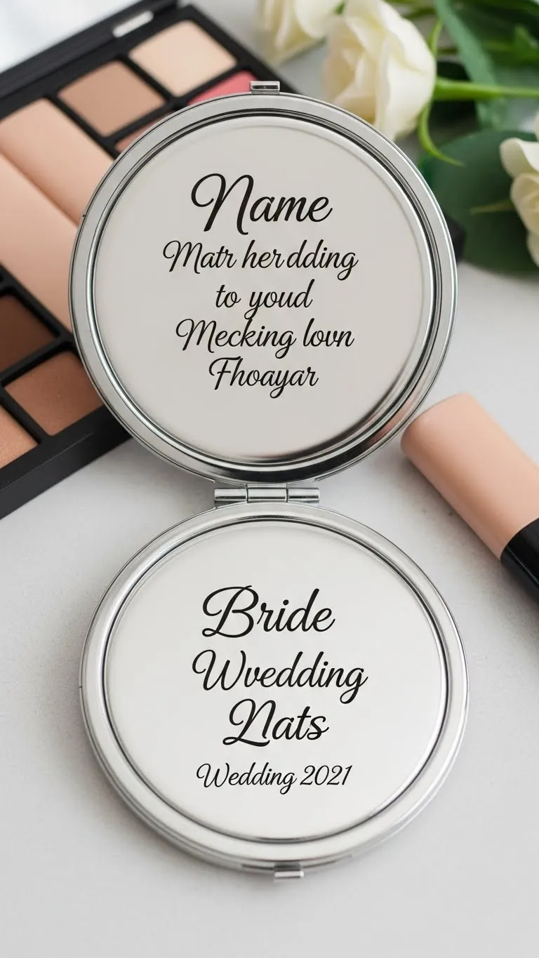 19 Wedding Gift Ideas for Bride She’ll Truly Love 10 Engraved Keepsake Mirror for Everyday Use