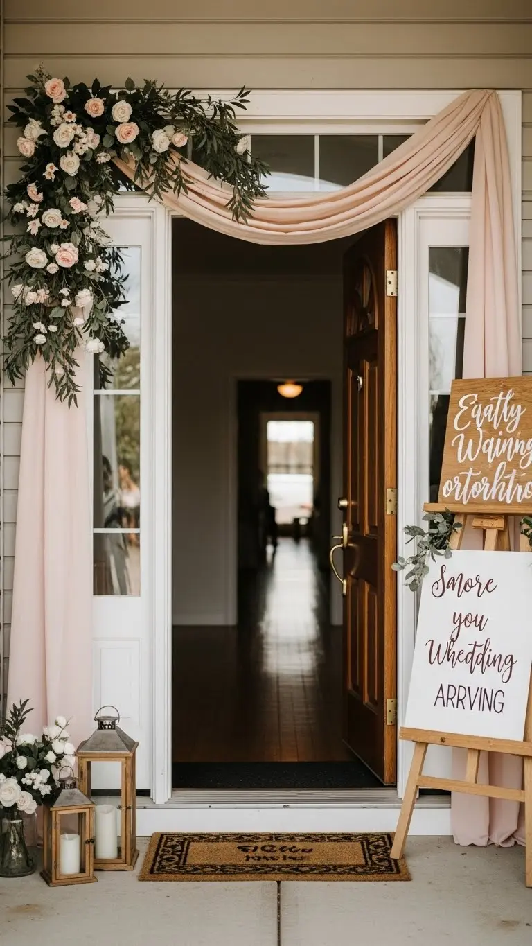 DIY Wedding Decorations at Home: 19 Affordable Ideas 16 Entryway Styling Ideas for DIY Wedding Decorations at Home
