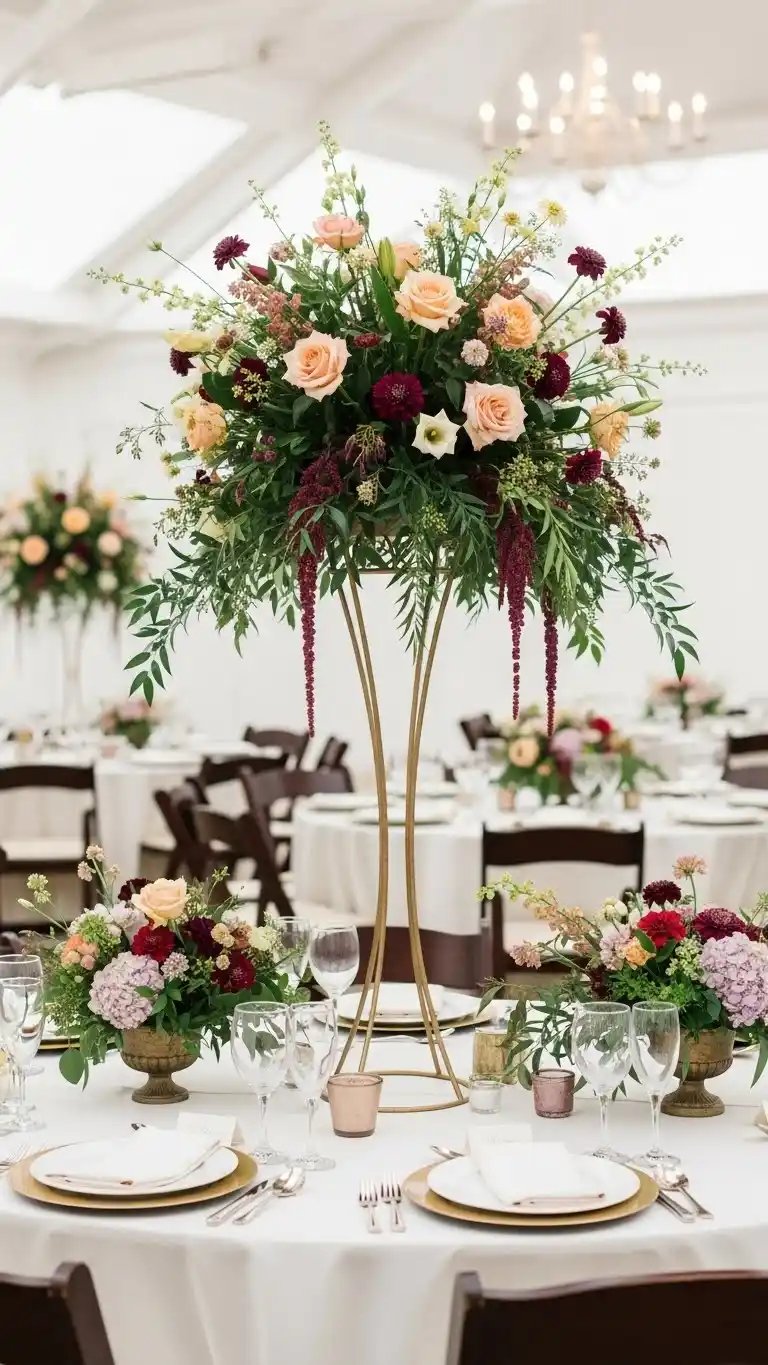 24 Engagement Party Decorations for a Memorable Celebration 5 Floral Table Centerpieces