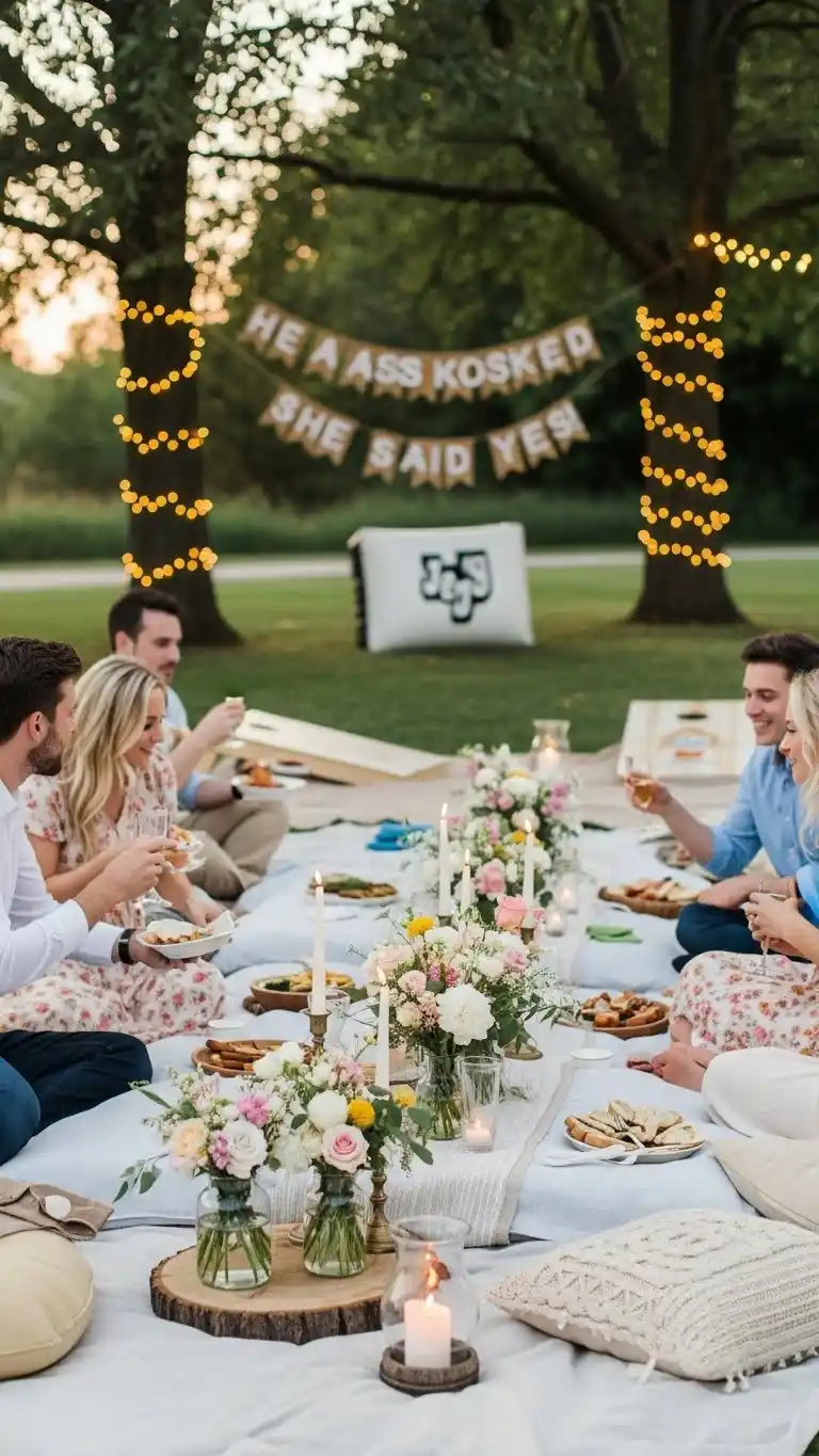 23 Engagement Party Themes Perfect for Every Couple 23 Garden Picnic Theme