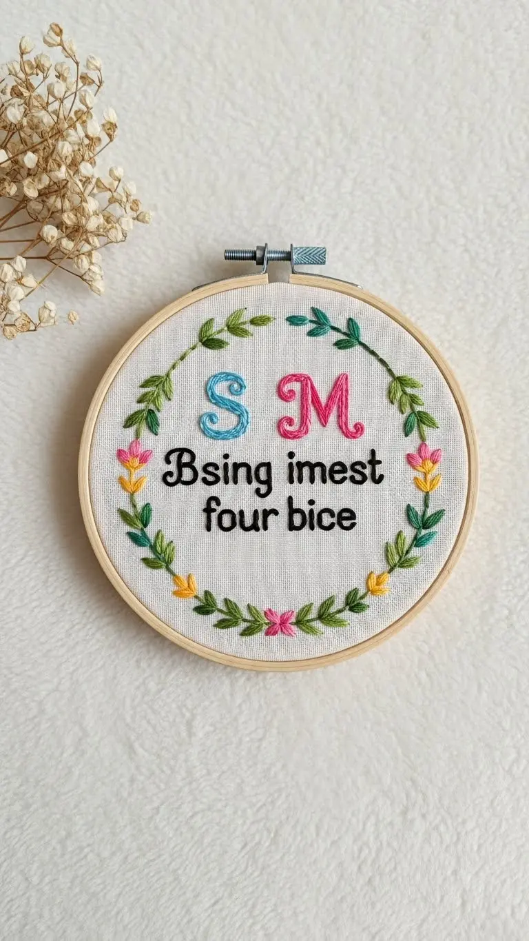 27 Wedding Gift Ideas DIY for a Personal Touch 11 Hand Stitched Embroidery Hoop Decor