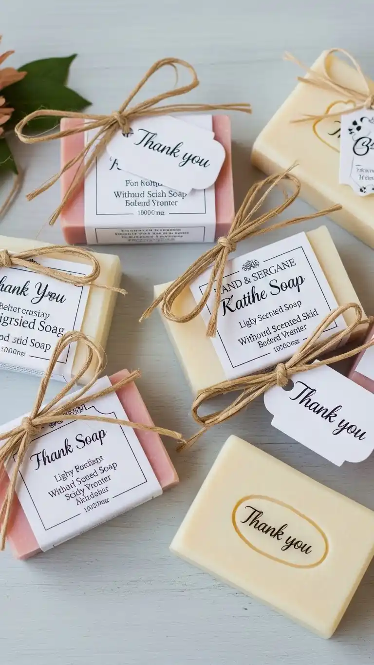 23 Wedding Gift Ideas for Guests They’ll Truly Appreciate 8 Handcrafted Soap Bars in Elegant Packaging