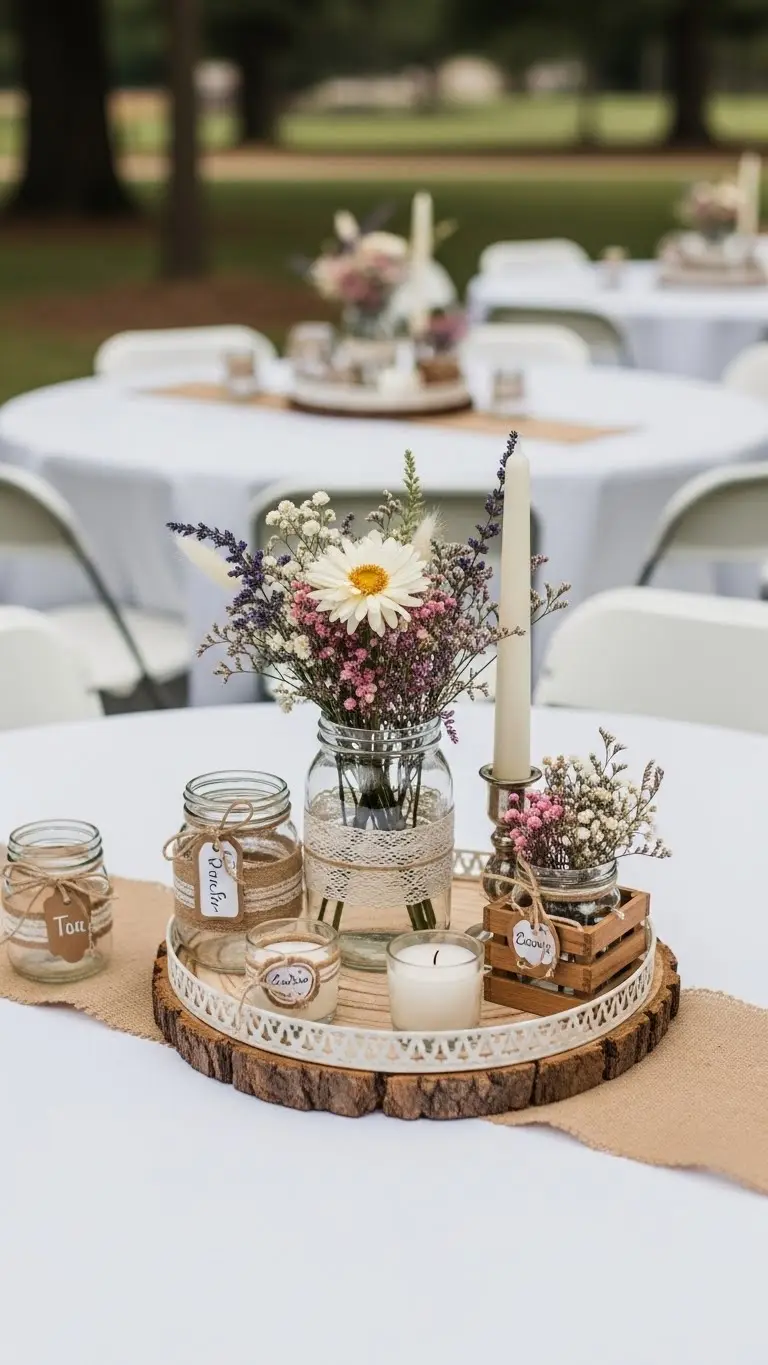 17 Easy DIY Wedding Decoration Ideas Anyone Can Make 6 Handmade Centerpieces