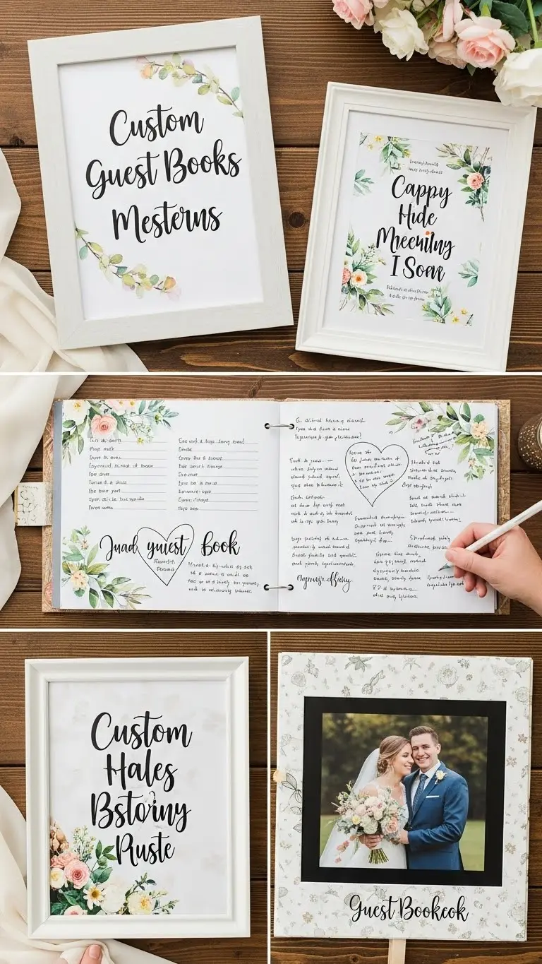17 Easy DIY Wedding Decoration Ideas Anyone Can Make 16 Handmade Guest Books