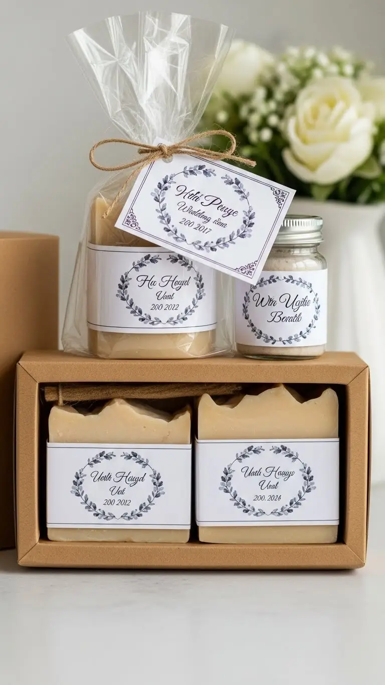 How to Style the Perfect Wedding Gift Table: 21 Must-See Decor Ideas 8 Handmade Soap and Bath Sets