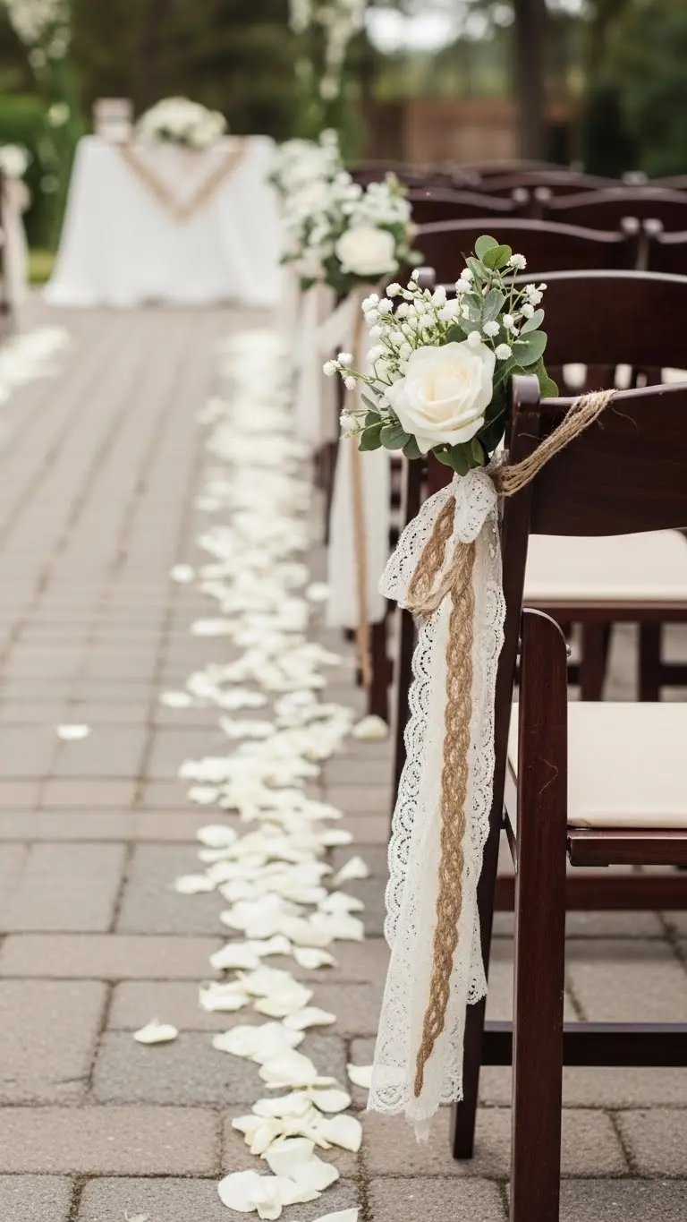 DIY Wedding Decorations at Home: 19 Affordable Ideas 10 Homemade Aisle Markers for DIY Wedding Decorations at Home