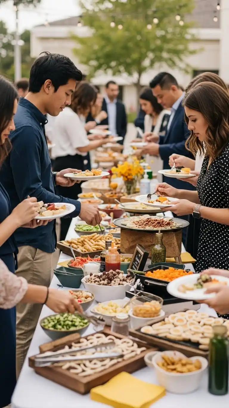 23 Engagement Party Ideas to Elevate Your Event 11 Interactive DIY Food Station Party