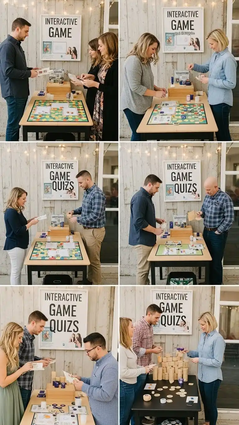25 Backyard Engagement Party Ideas Perfect for Every Backyard 22 Interactive Game Stations