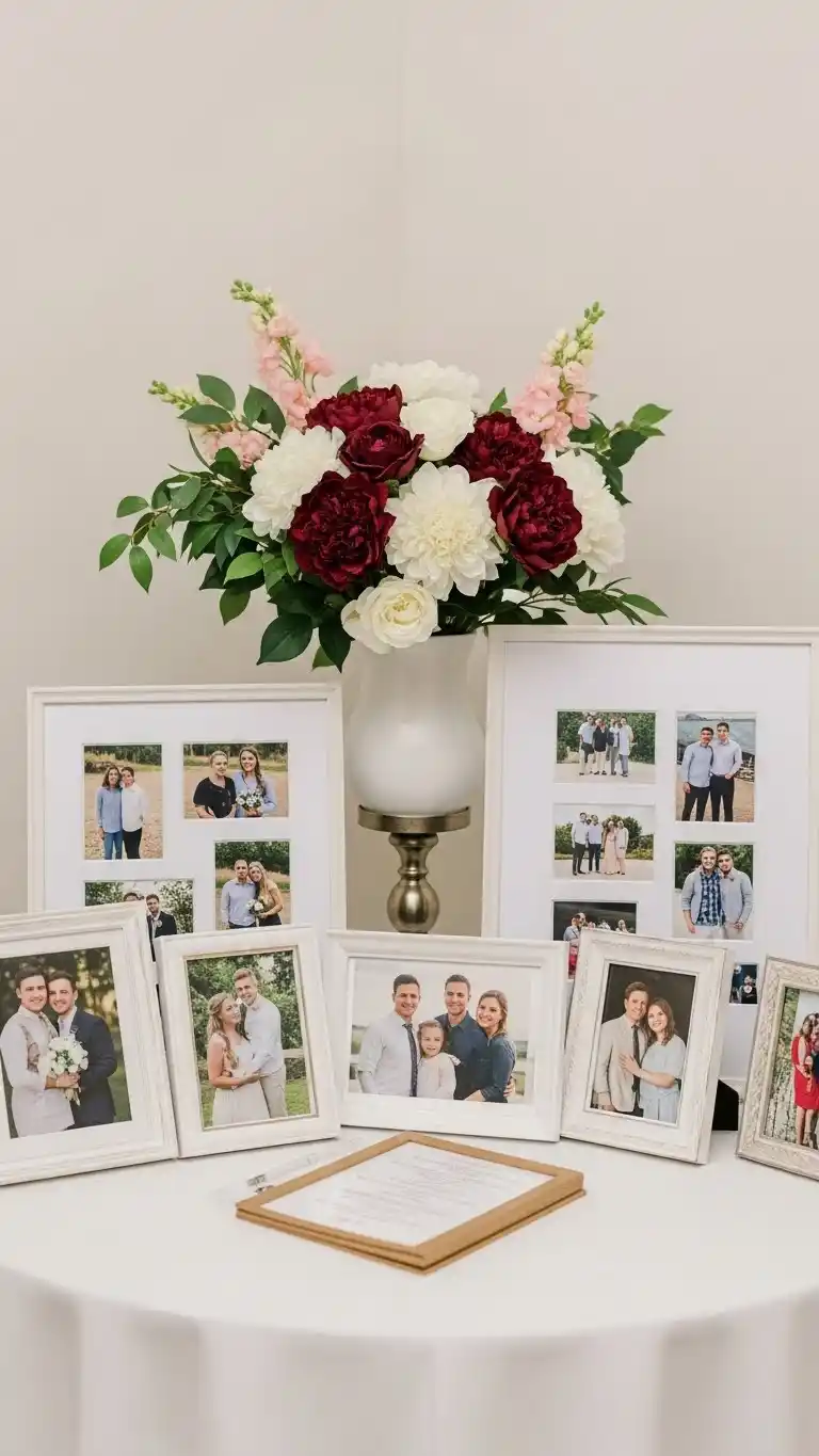 23 Meaningful Wedding Memorial Table Ideas for Your Big Day 14 Keepsake Frames