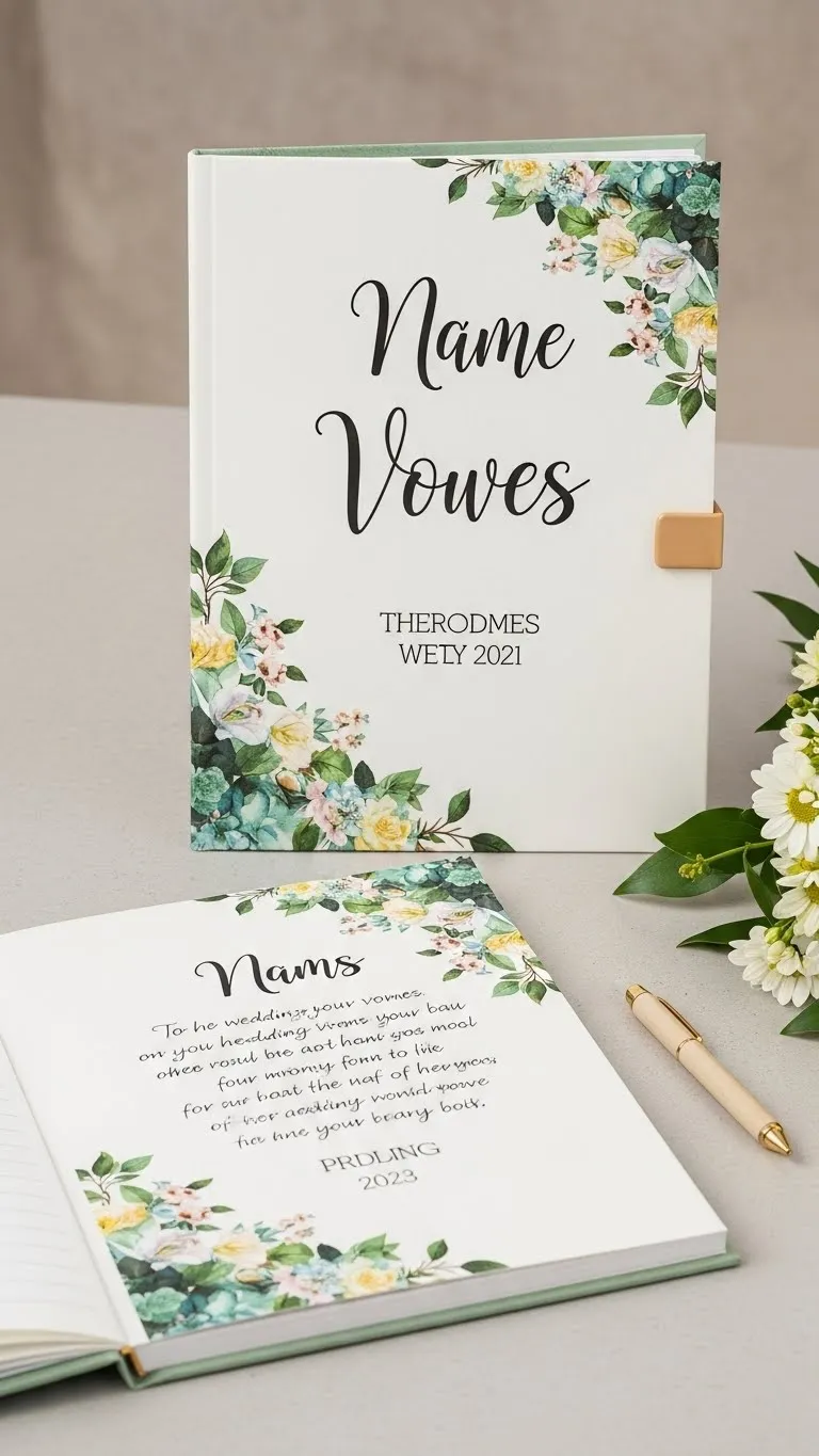 19 Wedding Gift Ideas for Bride She’ll Truly Love 16 Keepsake Wedding Vow Book with Custom Cover