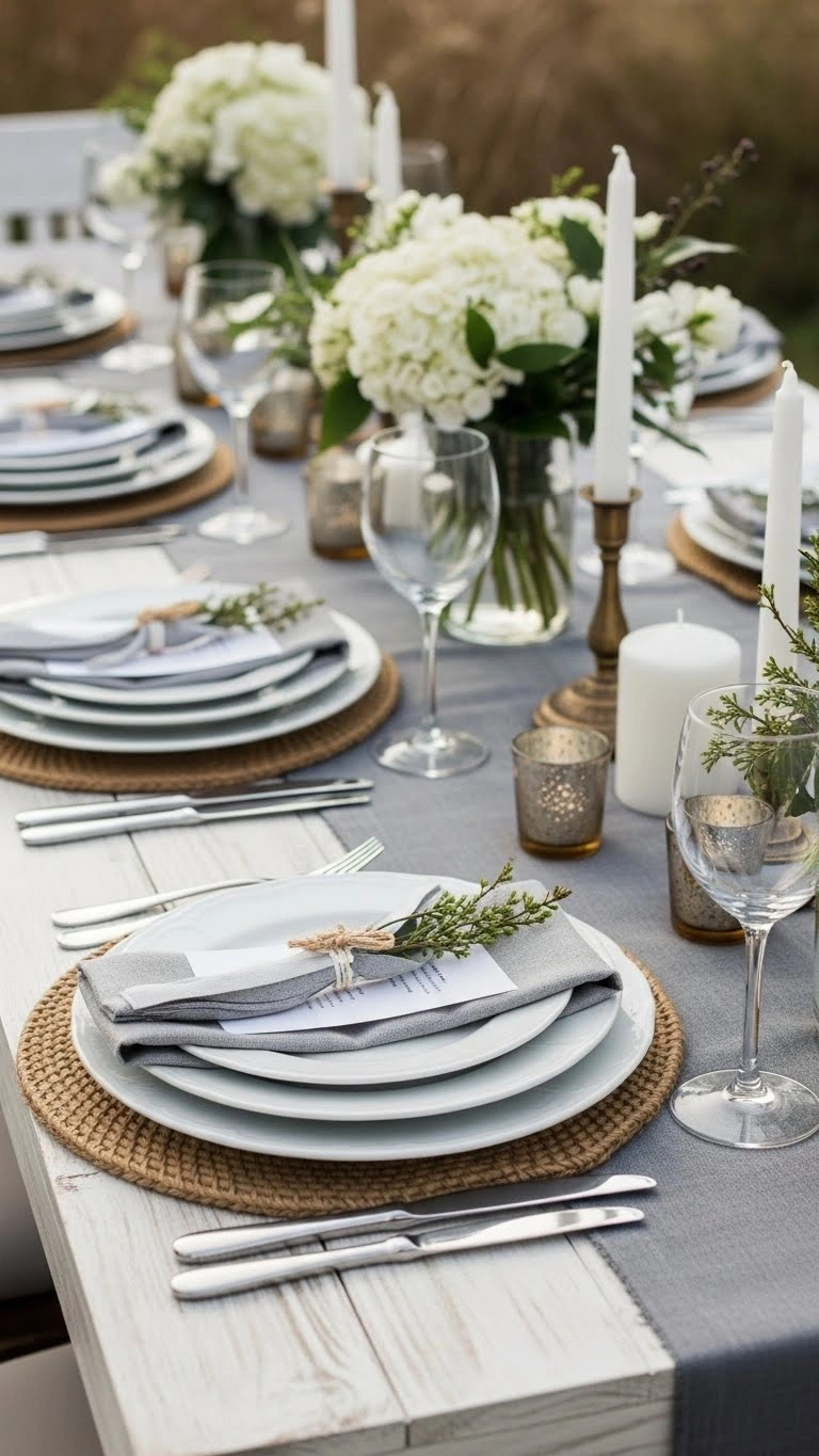 23 Elegant Engagement Party Table Decor Ideas for Every Theme 24 Layered Tablescape Styling