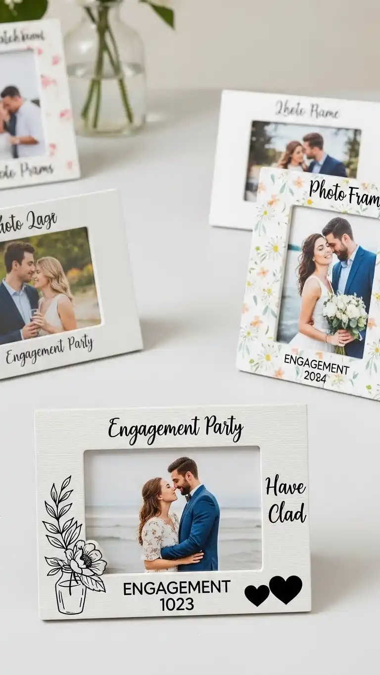 20 Engagement Party Favors Everyone Will Remember 10 Mini Photo Frames 1