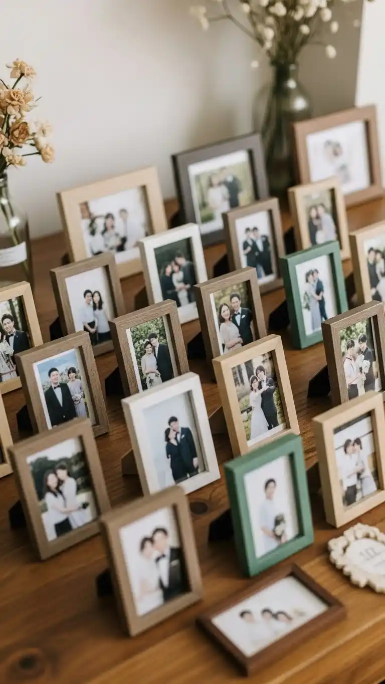 23 Meaningful Wedding Memorial Table Ideas for Your Big Day 27 Miniature Memorial Frames