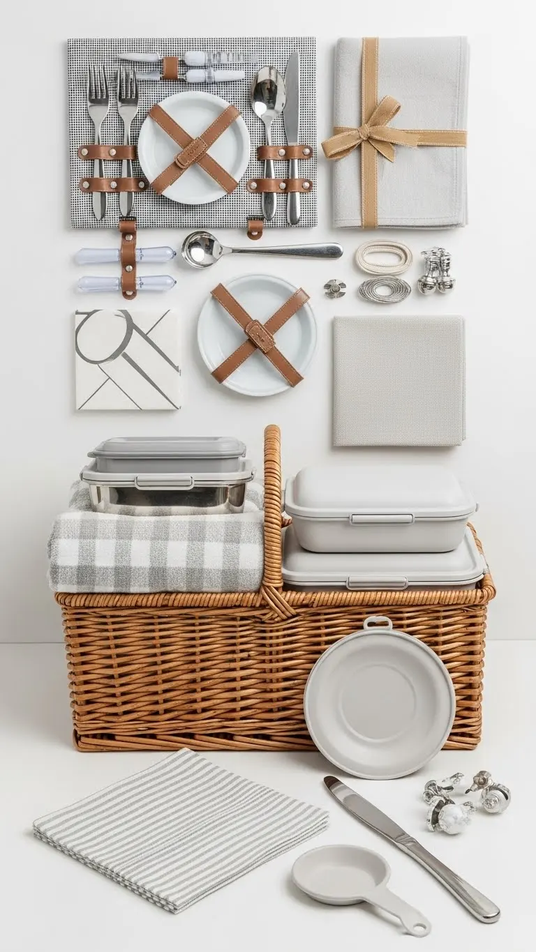 21 Wedding Gift Baskets That Couples Will Love 11 Outdoor Picnic Basket