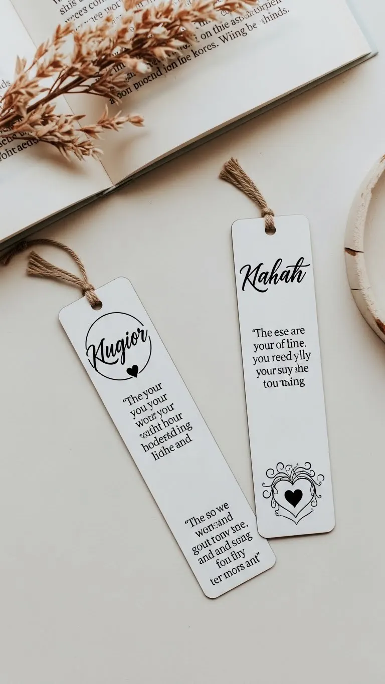 Wedding Gift Favors: 15 Perfect Ideas 11 Personalized Bookmarks for Literary Wedding Gift Favors