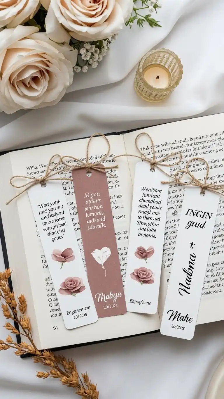 20 Engagement Party Favors Everyone Will Remember 22 Personalized Bookmarks