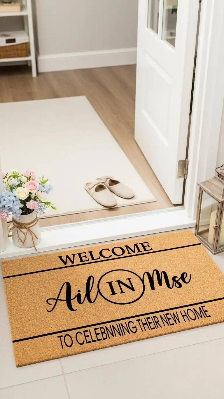 25 Wedding Gift Ideas for Bride and Groom 21 Personalized Door Mat to Celebrate Their New Home