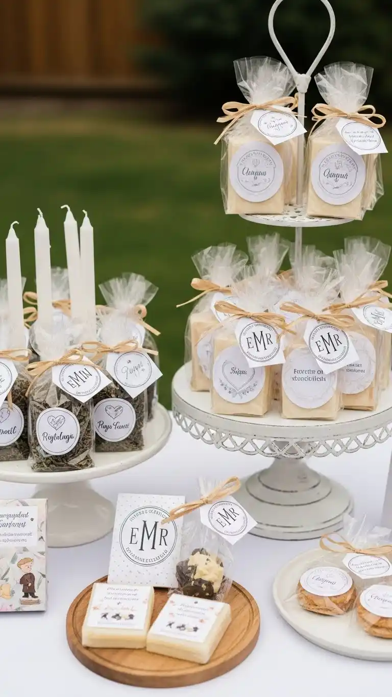25 Backyard Engagement Party Ideas Perfect for Every Backyard 13 Personalized Favors for Guests