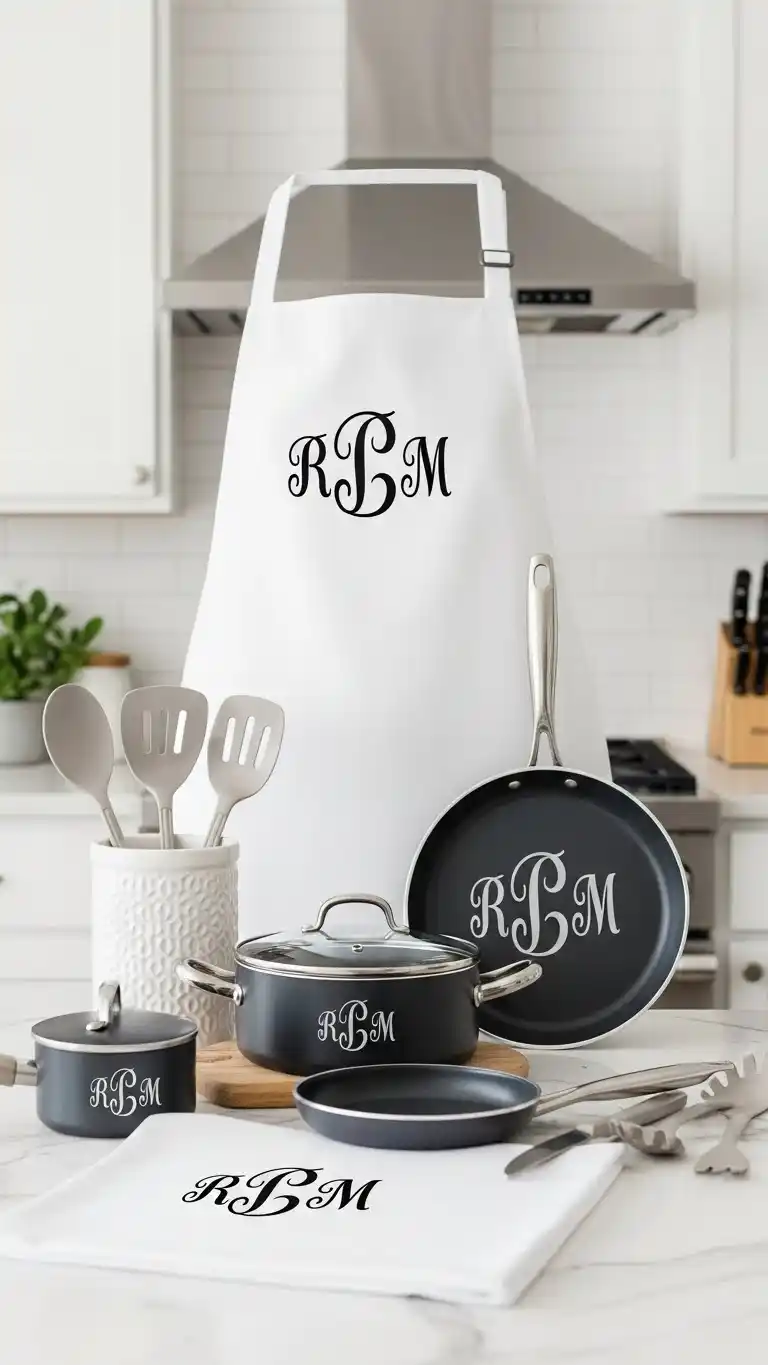 25 Wedding Gift Ideas for Bride and Groom 11 Personalized Kitchenware Set for Shared Cooking Time