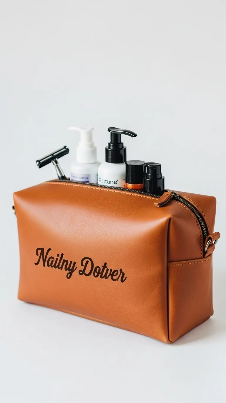 15 Inspiring Wedding Gift Ideas for Groom You’ll Love 12 Personalized Leather Dopp Kit
