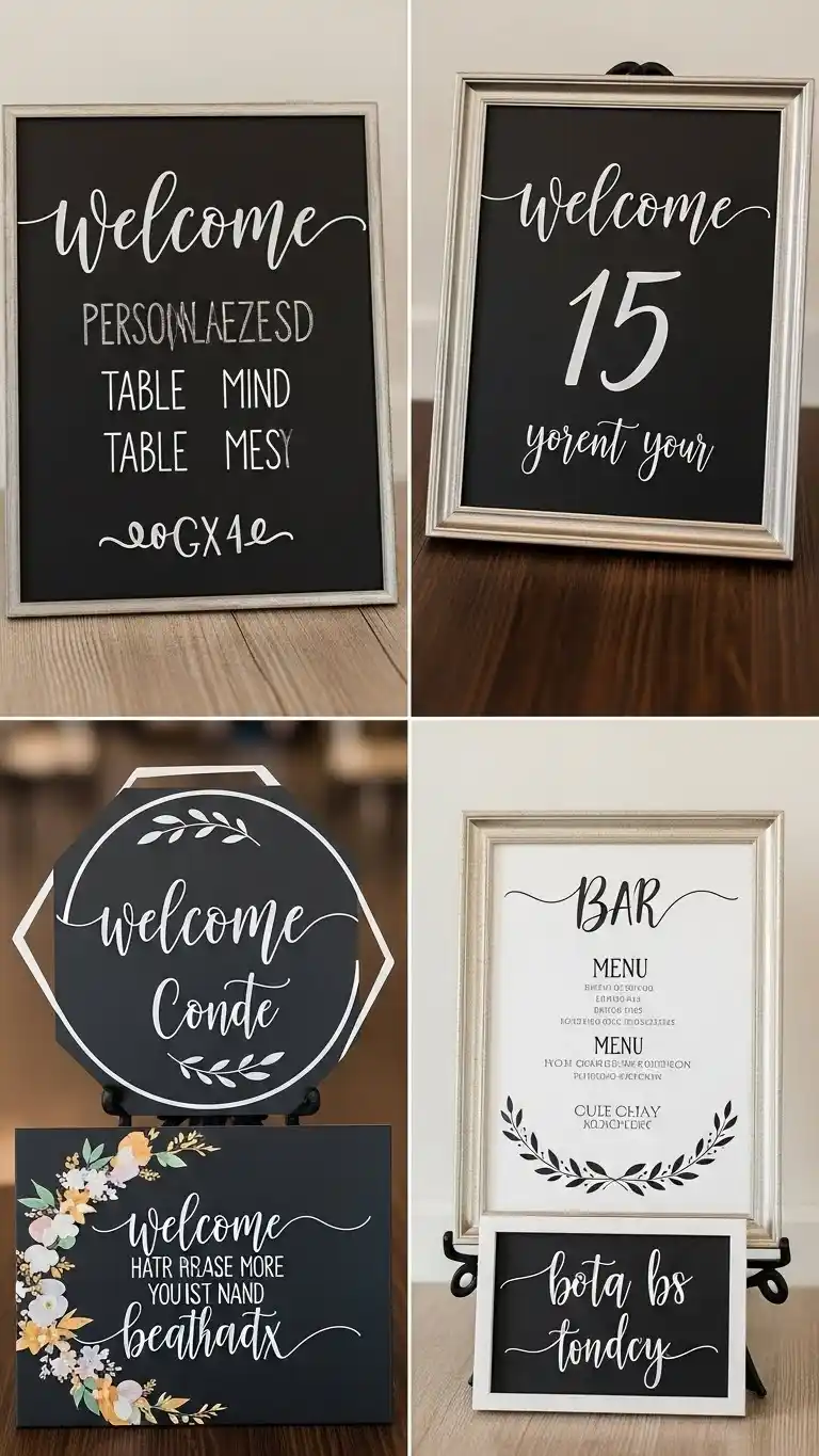 24 Engagement Party Decorations for a Memorable Celebration 8 Personalized Signage