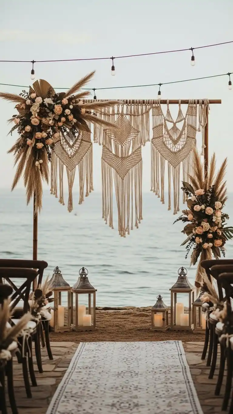 25 Boho Wedding Ceremony Décor Ideas That Wow Guests 12 Plan for Optimal Lighting and Ambiance