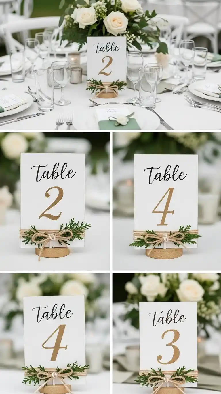 21 DIY Wedding Table Numbers to Elevate Your Reception Decor 4 Planning Your DIY Table Numbers