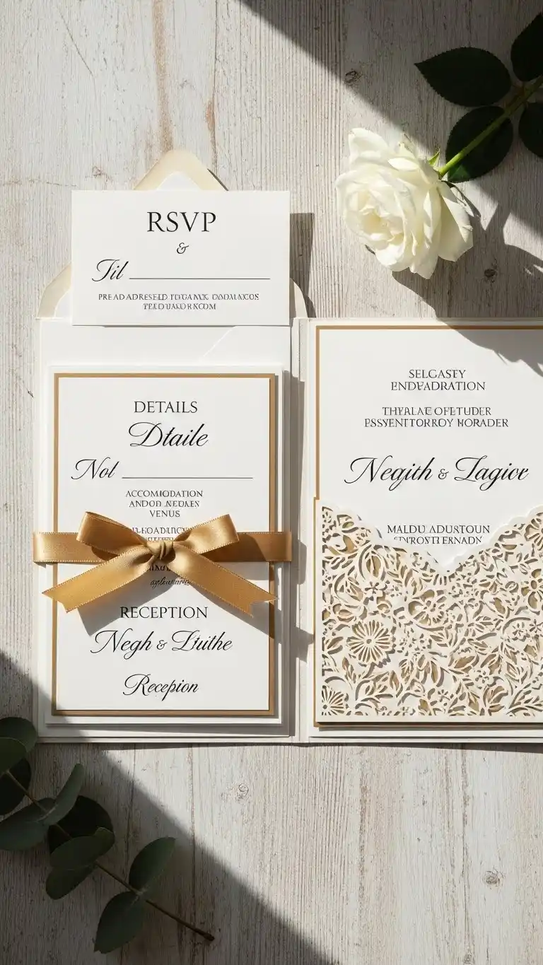 23 Classic Traditional Wedding Invitations That Never Go Out of Style 14 Pocket-Style Invitations