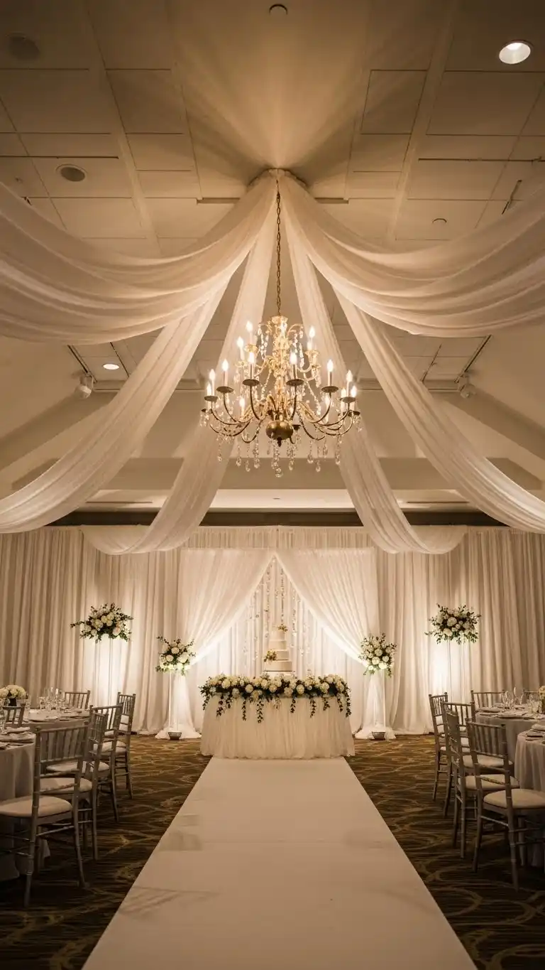 24 Engagement Party Decorations for a Memorable Celebration 12 Ribbon and Fabric Drapes