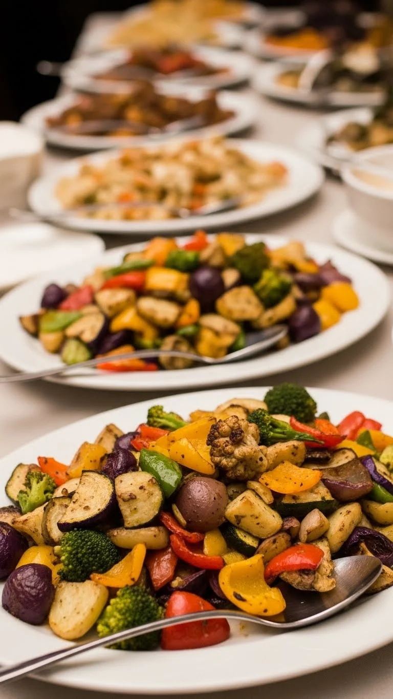 19 Delicious Wedding Reception Food Ideas You’ll Love 19 Roasted Vegetable Medleys for Colorful Reception Menu