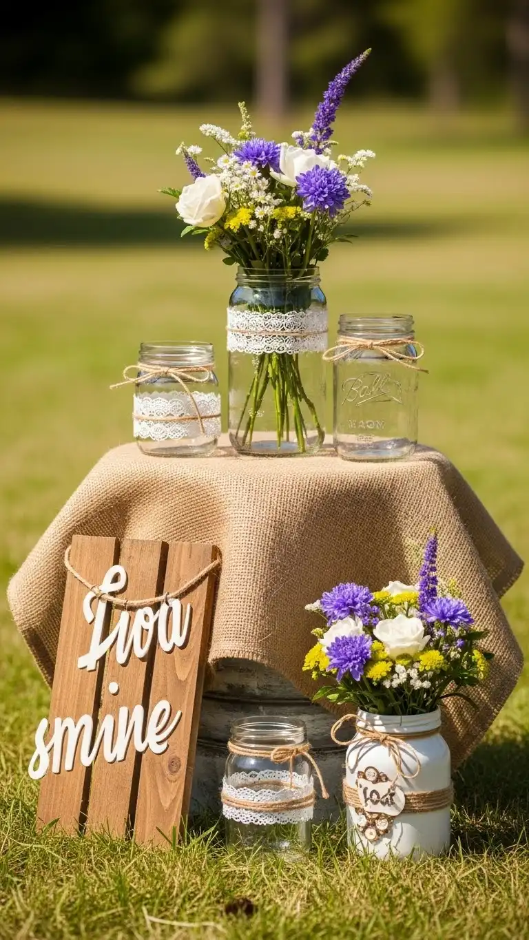 DIY Wedding Decorations Outdoor: 15 Cozy Ideas 4 Selecting Materials That Withstand Outdoor Conditions
