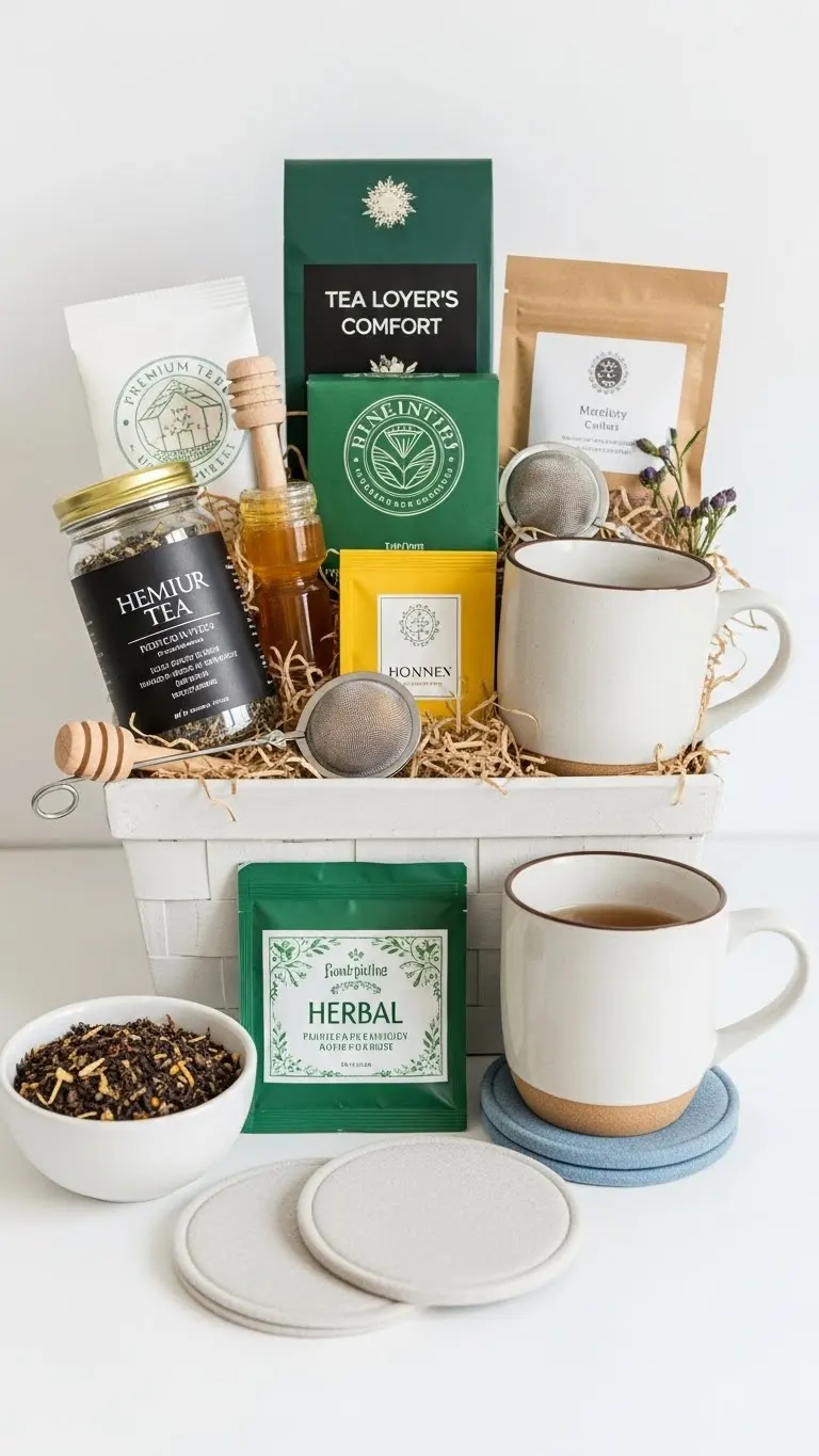 21 Wedding Gift Baskets That Couples Will Love 21 Tea Lover’s Comfort Basket