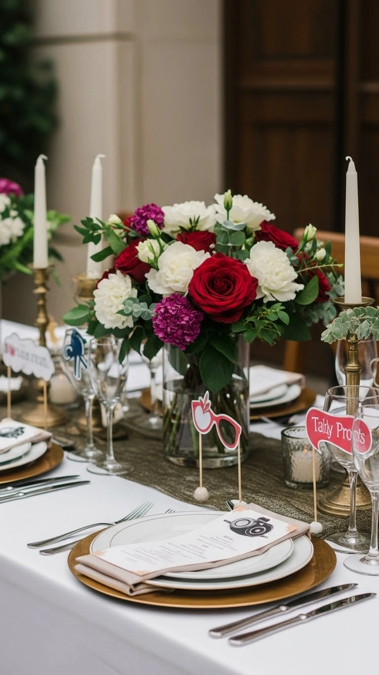 23 Elegant Engagement Party Table Decor Ideas for Every Theme 26 Themed Table Props