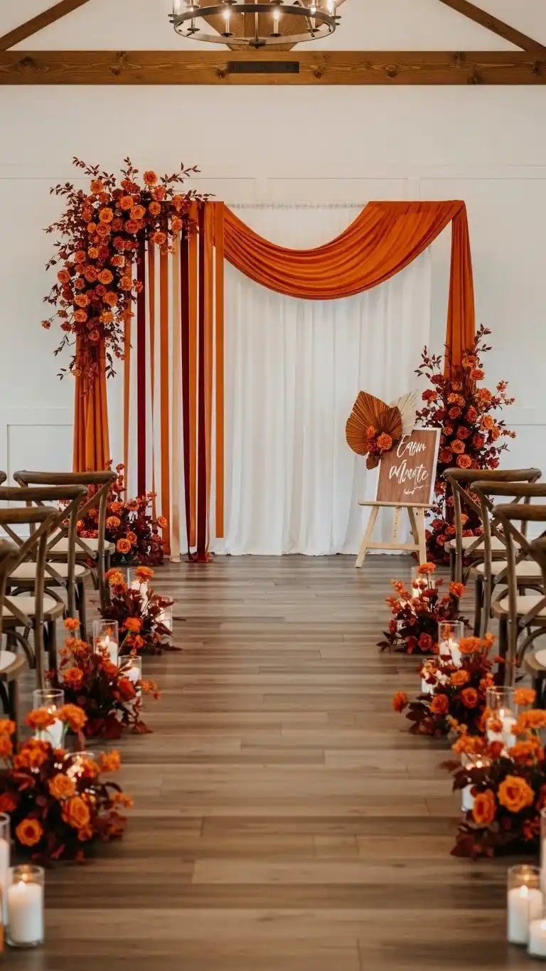 23 Burnt Orange Wedding Ceremony Ideas That Wow Guests 4 Tips for Incorporating Burnt Orange Elegantly
