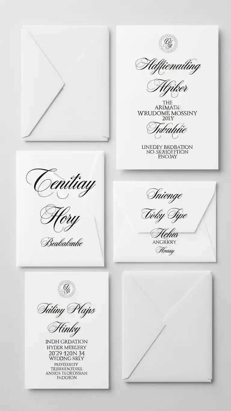 23 Classic Traditional Wedding Invitations That Never Go Out of Style 11 Traditional Script Typography