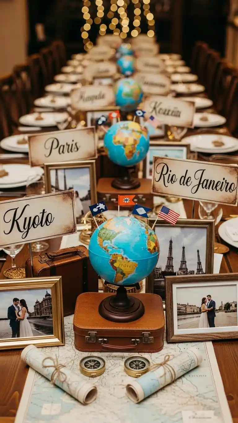 23 Engagement Party Themes Perfect for Every Couple 16 Travel Inspired Theme