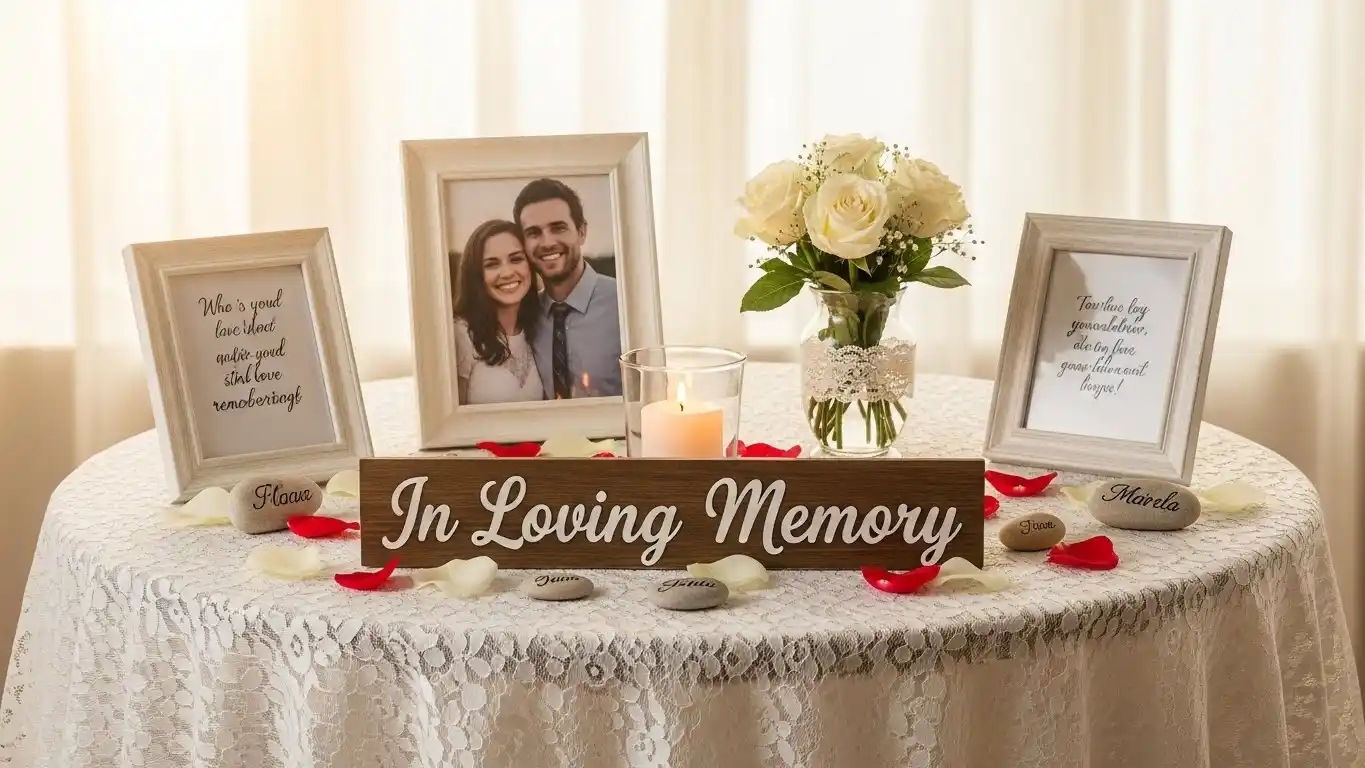Wedding Memorial Table Ideas: 23 Choices For Your Big Day