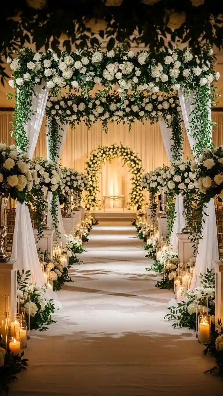 25 Boho Wedding Ceremony Décor Ideas That Wow Guests 10 Use Aisle Décor to Direct Attention