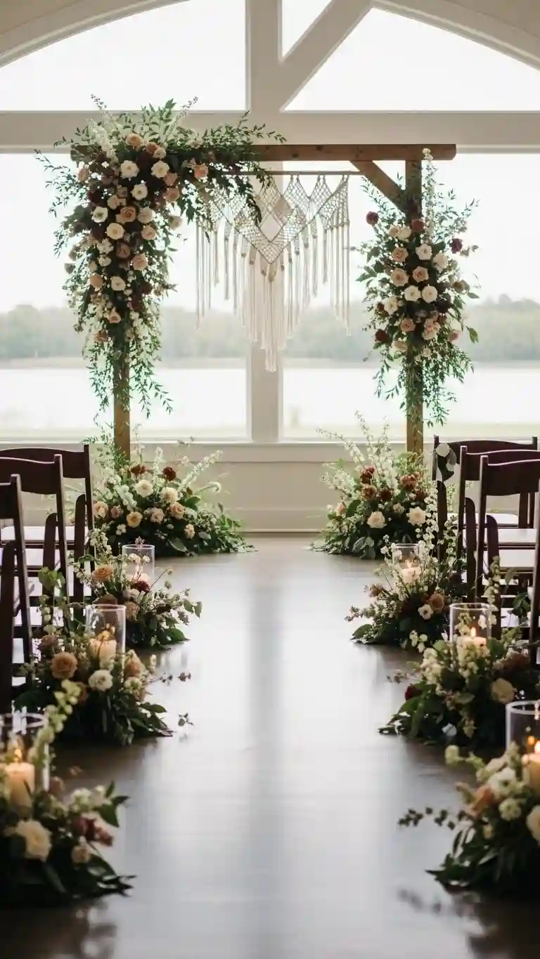 25 Boho Wedding Ceremony Décor Ideas That Wow Guests 18 Choose the Right Floral Arrangements