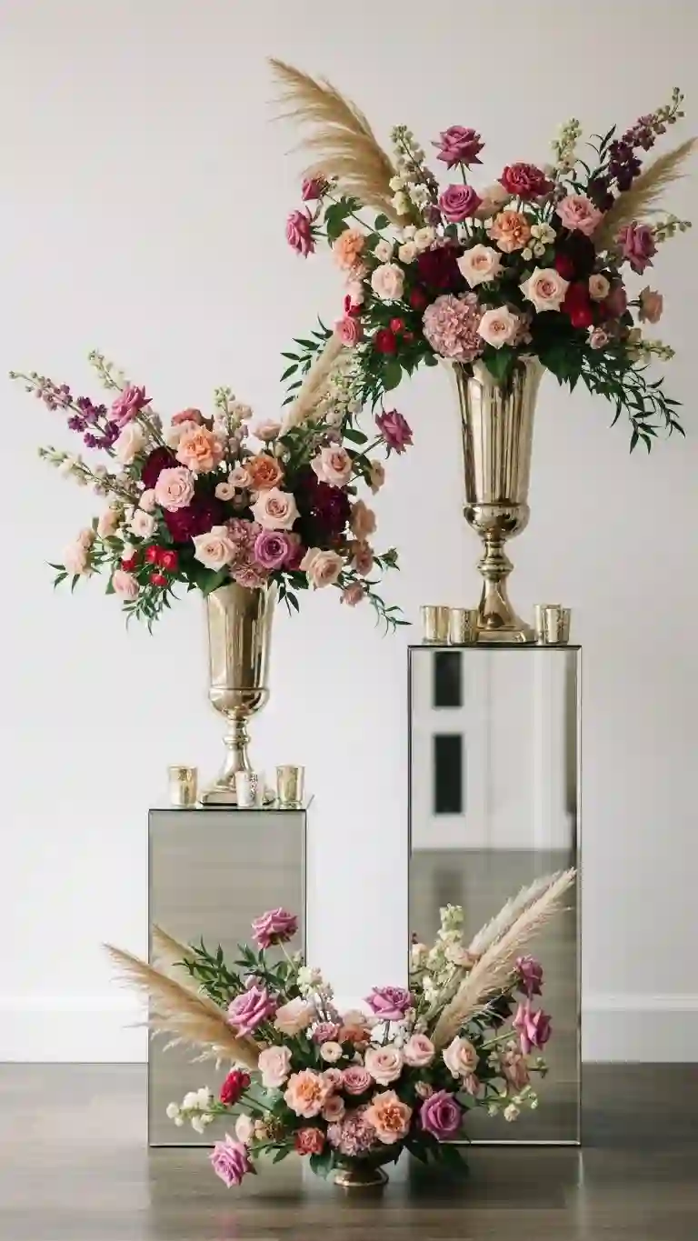27 Classy Wedding Ceremony Décor Ideas You’ll Love 9 Statement Centerpieces at the Ceremony Entrance