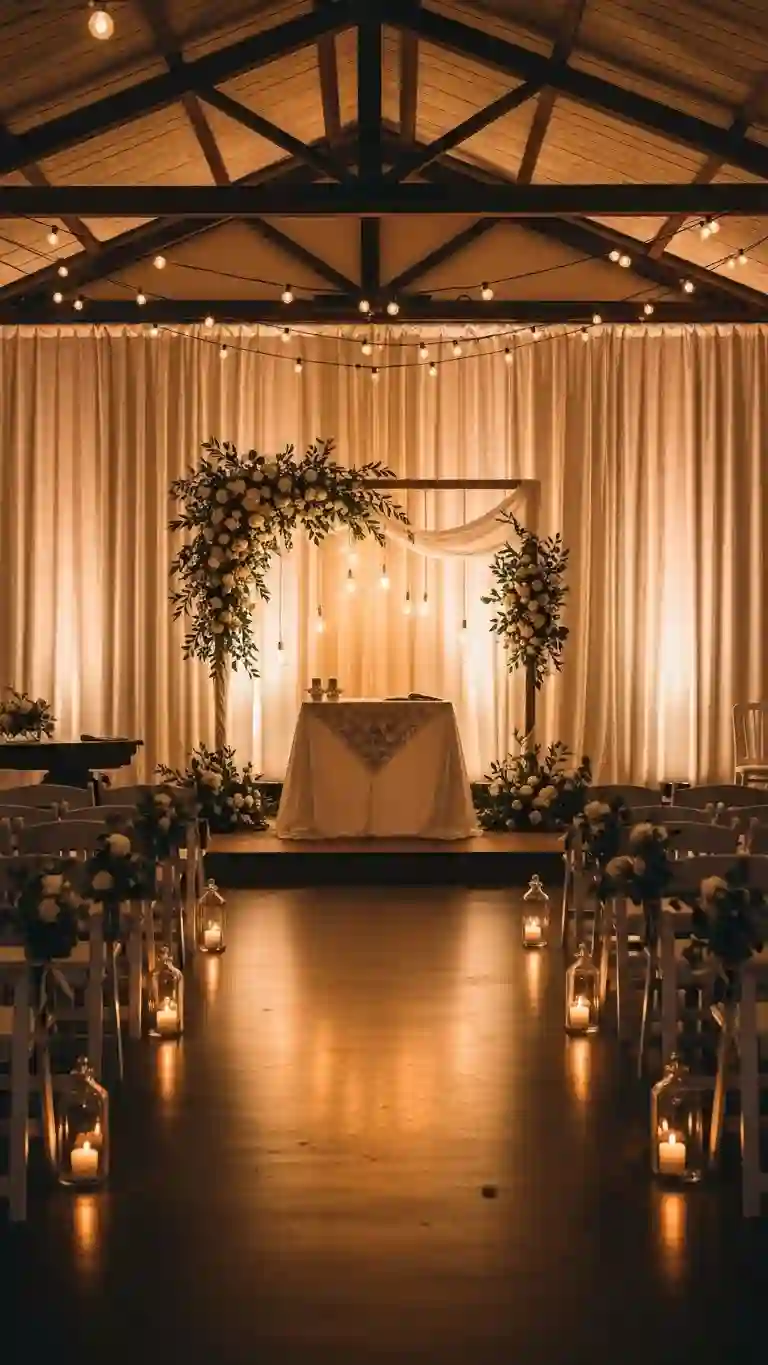 27 Classy Wedding Ceremony Décor Ideas You’ll Love 20 Soft, Ambient Lighting for a Romantic Mood