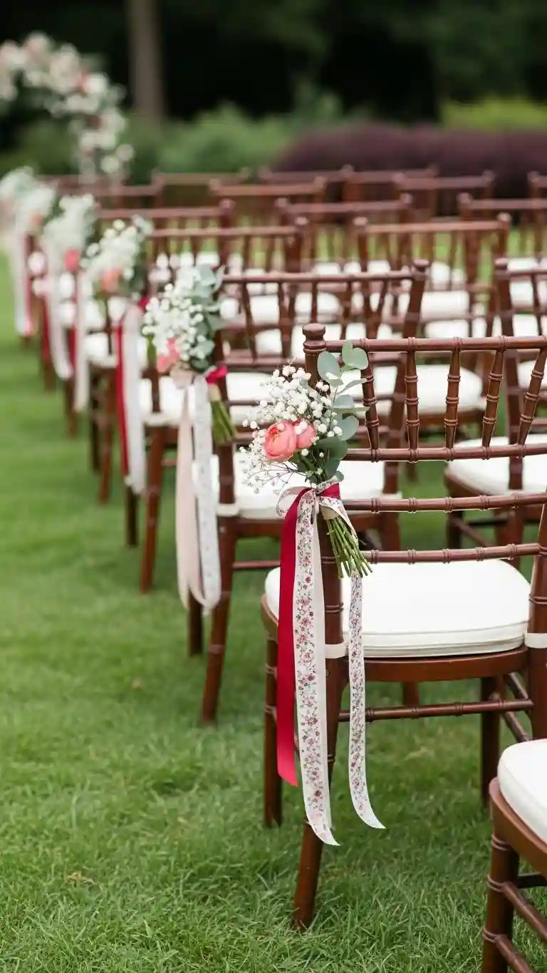 25 Backyard Wedding Ceremony Decor You’ll Love 17 Mix-and-Match Chair Décor