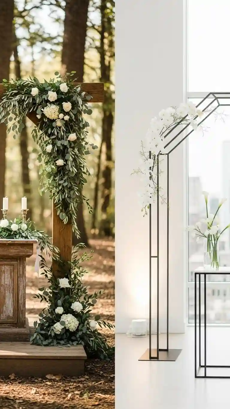 25 Outdoor Wedding Altars Ideas for a Dreamy Ceremony 4 Choose the Right Outdoor Wedding Altar Style